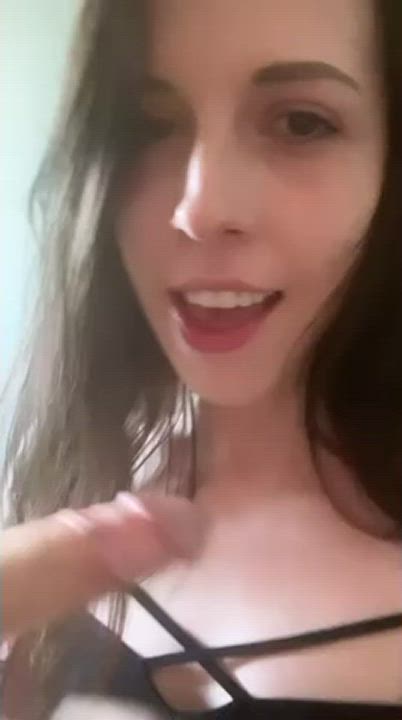 Let me gag on your cock