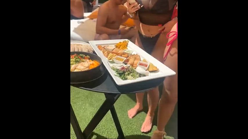 babe bikini booty petite tiny waist white girl gif