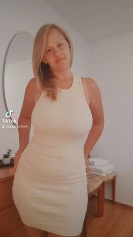 amateur ass asshole big ass big tits chubby dress huge tits tiktok gif