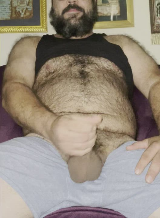 Any love for hairy dads here ?