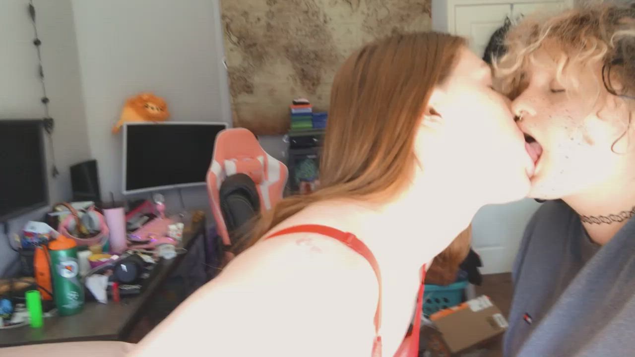 By Popular Request, My Girlfriend And I Making Out, Plus My Little Extra ?