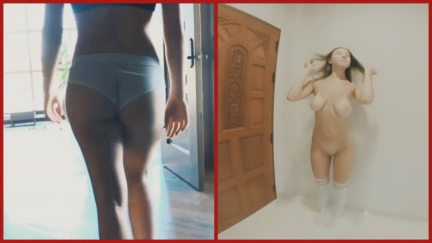 Ass Boobs Dancing Leah Gotti Naked Strip Striptease Teen gif