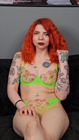 alternative goth lingerie natural tits panties red hair reddit redhead tease tight