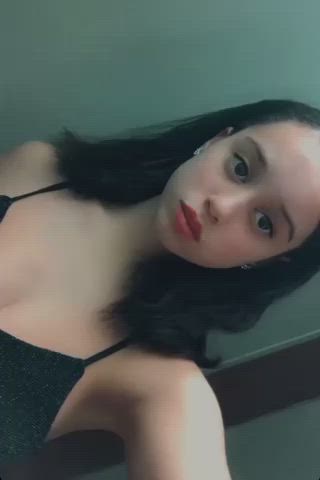 18 Years Old Cleavage Cute Dominican gif