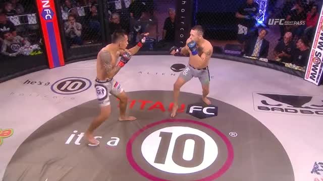 Rivera gets his leg broken by Edir Terry at Titan FC 48