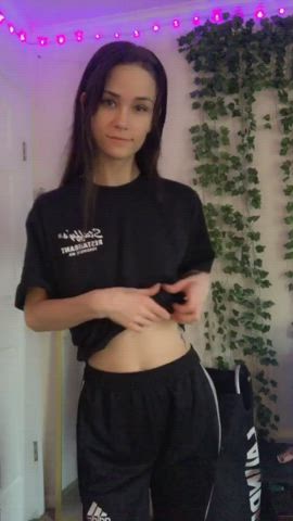 Pale Russian Small Tits gif