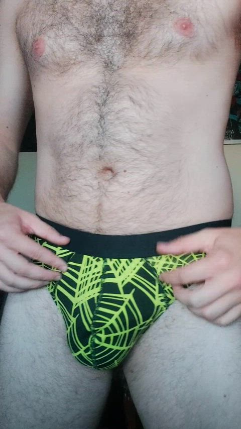 Breaking in my newest thong