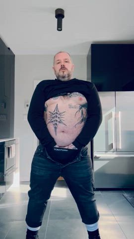 amateur bear daddy fetish muscles tattoo tattooed thick gif