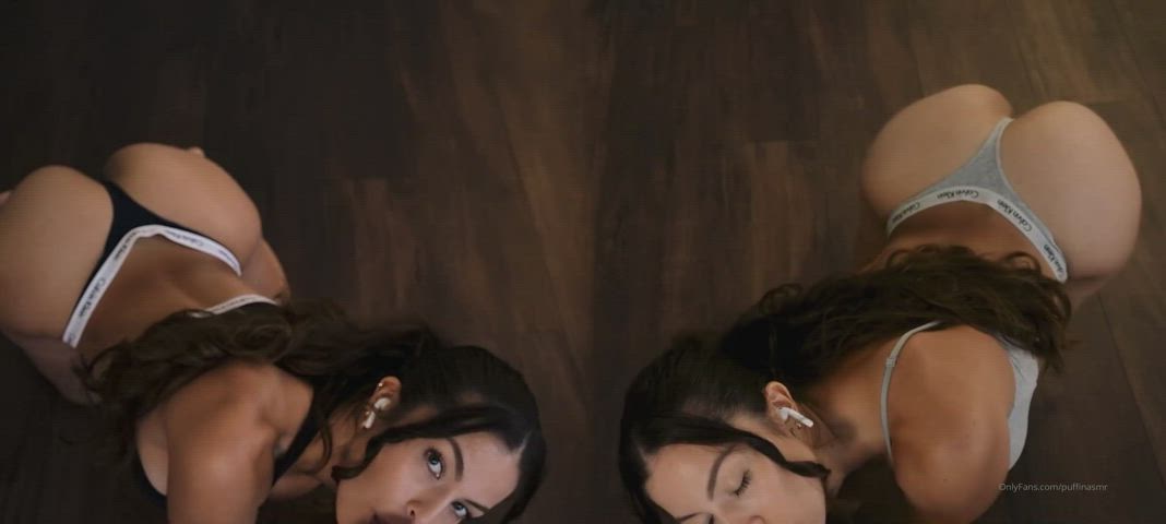 asmr babes big ass booty twins gif