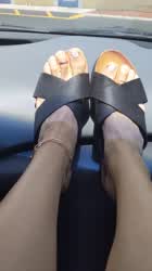Car Feet Foot Fetish Toes gif