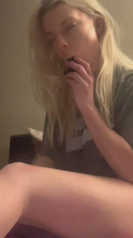 anal ass asshole blonde butt plug dildo masturbating tight ass gif