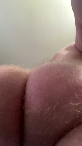 Bubble Butt Hairy Ass Redhead gif