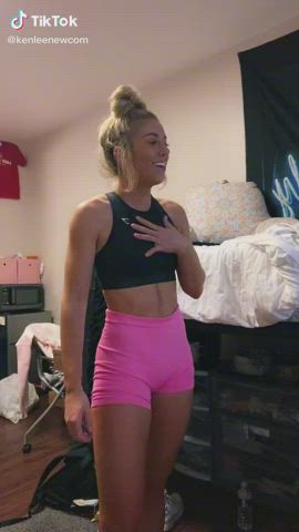 Camel Toe College Fitness Tanned Tight gif