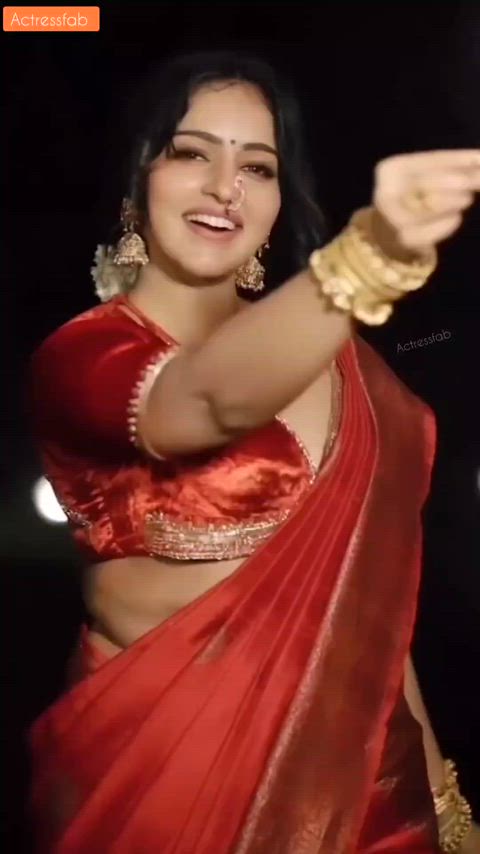 big tits saree tits gif