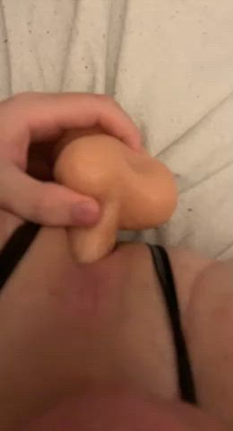 anal dildo sissy gif