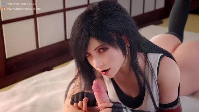 Tifa Blowjob (Shirakami) [Final Fantasy]