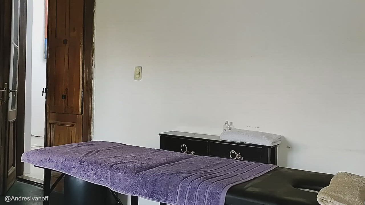 I went to get a massage, and I ended up with my ass filled