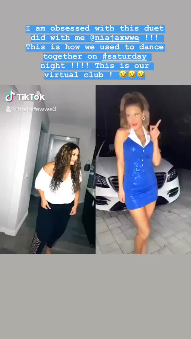 Lana 'CJ Perry' & Nia Jax Tik Tok Dancing (WWE)