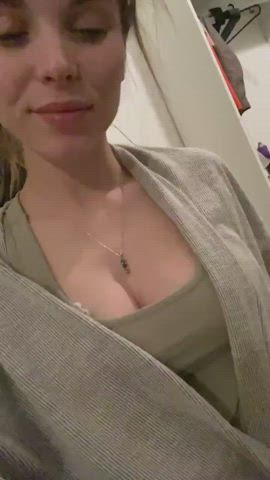 Belly Button Pregnant Selfie gif