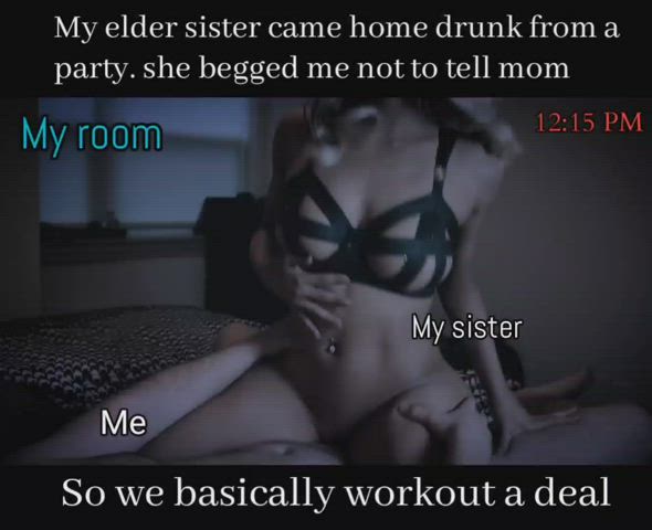 brother party sister fauxcest gif