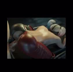 3D Big Ass Harley Quinn Hentai Riding gif