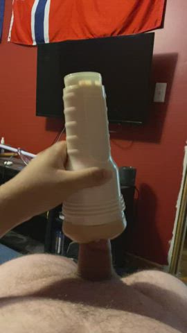 cum fleshlight little dick gif