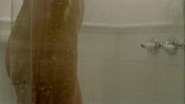 Jes Macallan in the shower