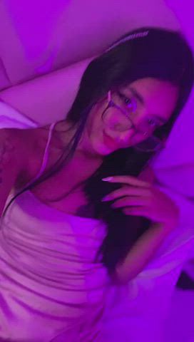 Camgirl Close Up Latina Petite Pussy Lips Rubbing Skinny Teen Wet Pussy gif