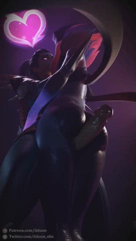 Evelynn milking Vayne's cock... (Iidssm)