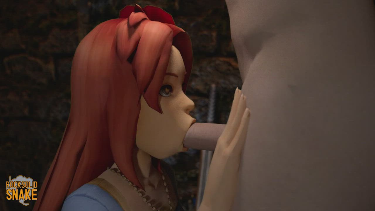 Animation Blowjob Redhead gif