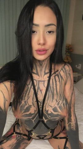asian boobs tattoo busty-asians legal-teens gif