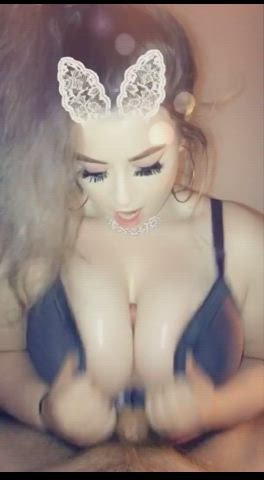big tits boobs milking passionate romantic tit fuck titty fuck gif