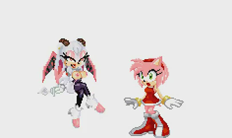 Amy Rose Animation Futanari Rule34 gif