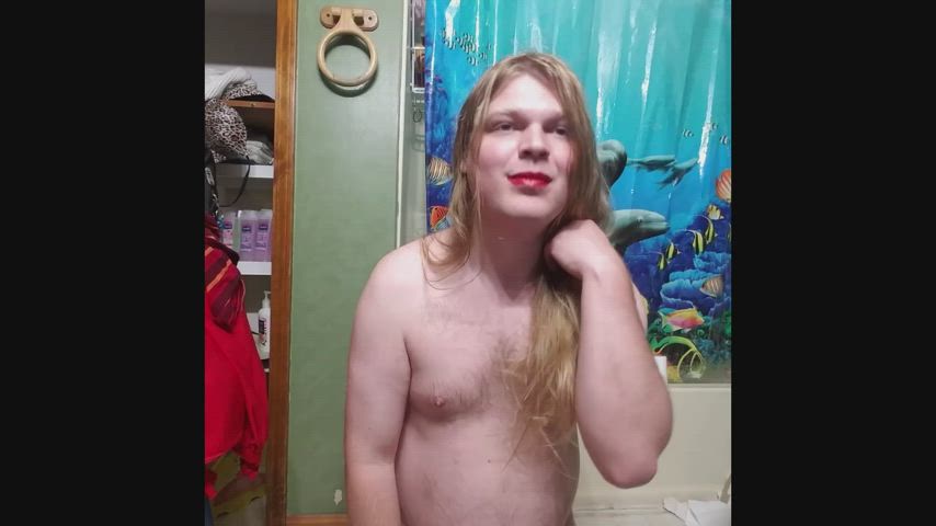 ass crossdressing femboy sissy sissy slut t-girl trans trans woman gif