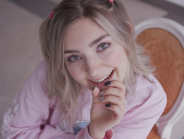 blowjob eva elfie eye contact gif