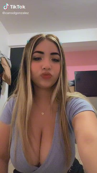 Big Tits Teen TikTok gif