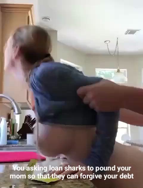 caption family hardcore humiliation milf mom money pounding gif