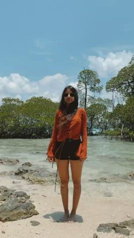 Beach Cute Teen gif