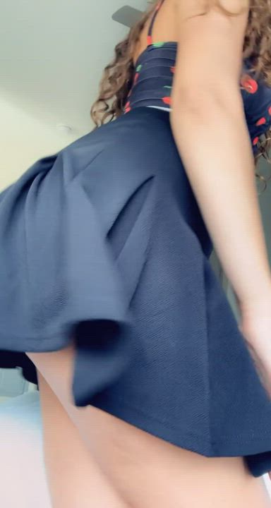 my skirt is hiding a surprise.. do you like it? 🙊🥰💕