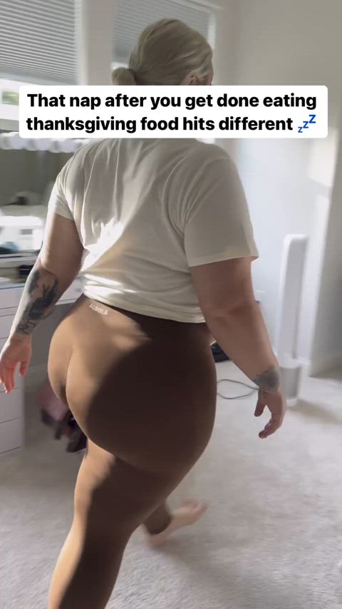 ass bbw big ass booty leggings pawg thick gif