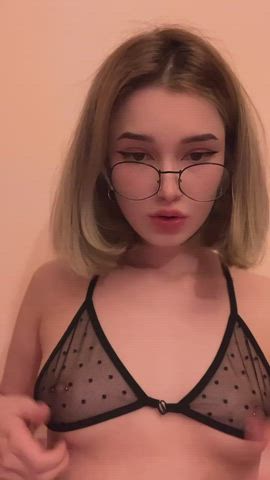 russian small tits teen gif