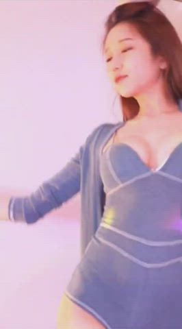 dancing korean striptease gif