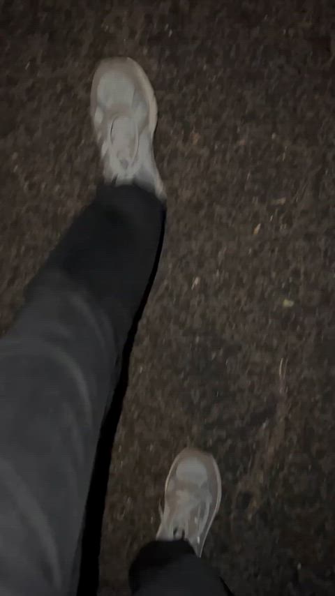 Was super horny and had to pull out my cock walking home from a club the other night