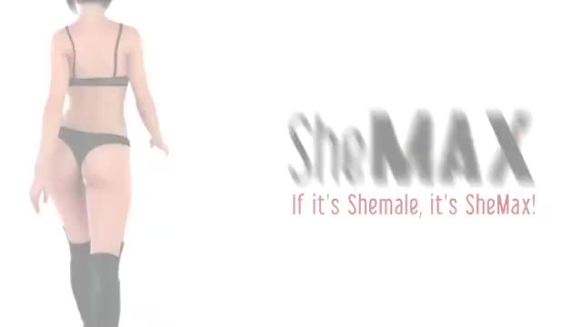 Shemale girlfriends in pantyhose jerk each others shecocks and fuck hard