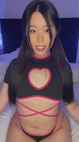 asian cute small tits goth-girls gif