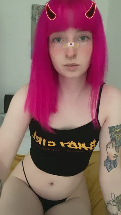 Cute Emo Petite gif