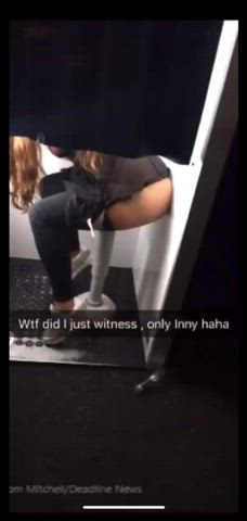Drunk friend caught peeing in photo booth in Snapchat video