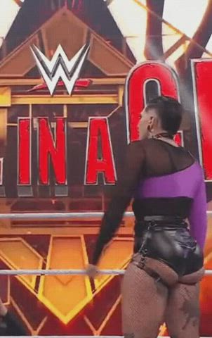 booty thick wrestling gif