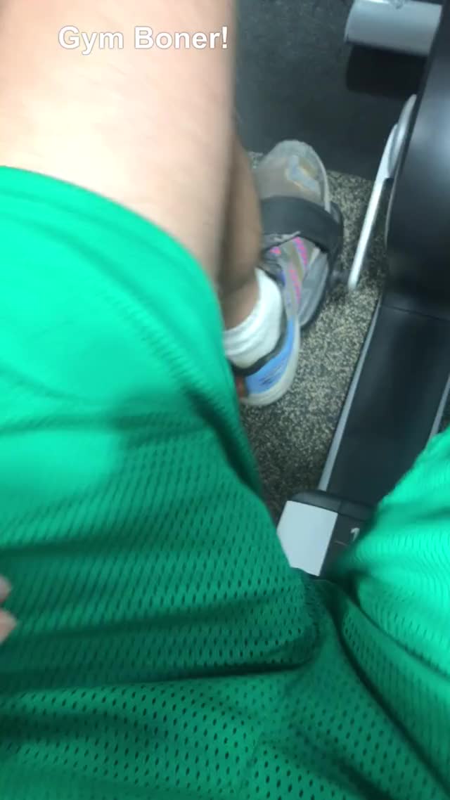 Boner at the Gym w/ Sneak Peek