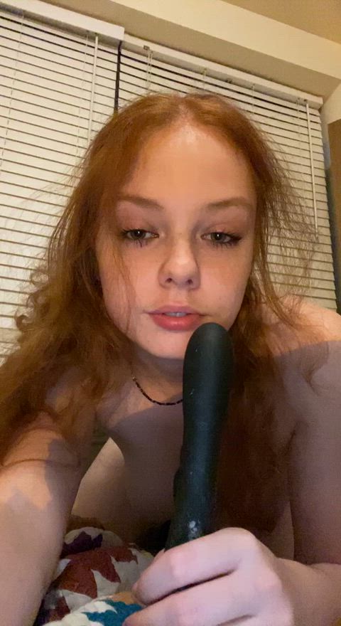 blowjob camgirl dildo redhead webcam gif